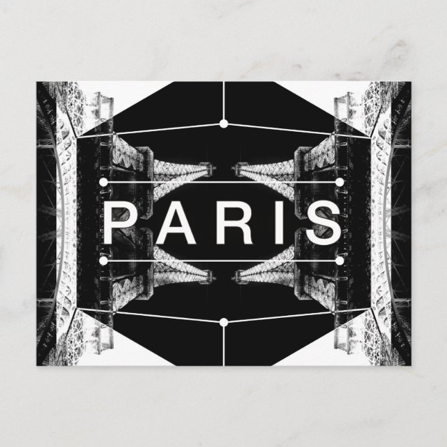 AD Paris Kaleidoscope Postcard (Front)