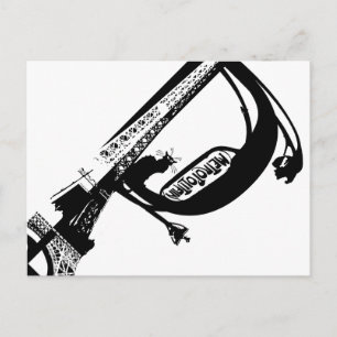 AD Paris Noir Postcard