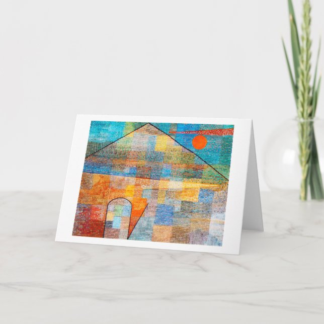 Ad Parnassum, Paul Klee Card (Front)