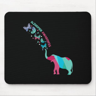 Ad Patient Disorder Butterfly Elephant Mouse Pad