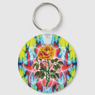 ad Rad Rose  Key Ring