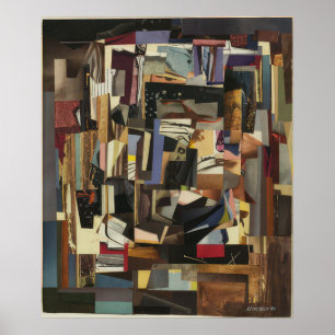 Ad Reinhardt Collage - Synthetic Cubism By Ad Rein Poster