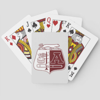 Ada Cougar Band Grey Solid Logo Playing Cards