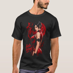 Ada Horror Wong Art 26 Basic Dark T-Shirt
