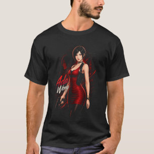 Ada Horror Wong Art 41 Basic Dark T-Shirt