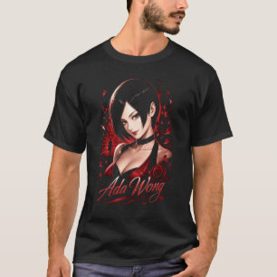 Ada Horror Wong Art 56 Basic Dark T-Shirt