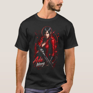 Ada Horror Wong Art 61 Basic Dark T-Shirt