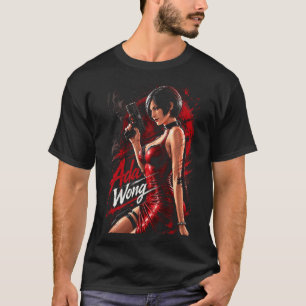 Ada Horror Wong Art 76 Basic Dark T-Shirt