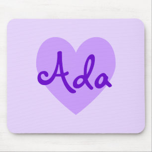 Ada in Purple Mouse Pad