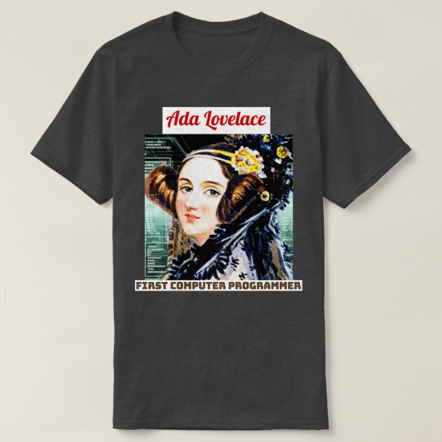 Ada Lovelace 1  T-Shirt (Design Front)