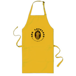 Ada Lovelace World's First Computer Programmer Long Apron