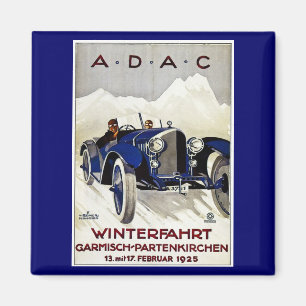 ADAC Vintage Automobile Advertisement 1925 Magnet