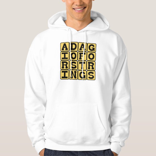 Adagio For Strings, Classical Music Hoodie (Front)
