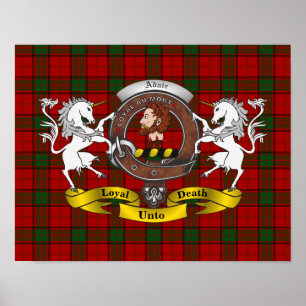 Adair Clan Badge Poster