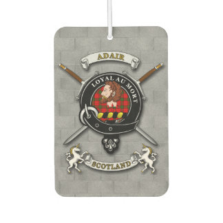 Adair Clan Badge & Swords Car Air Freshener