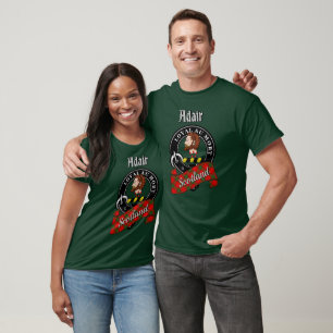 Adair Clan Badge & Tartan T-Shirt