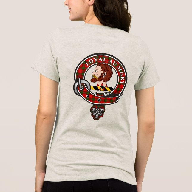 Adair Clan Badge Women's T-Shirt Tri-Blend Shirt (Back)