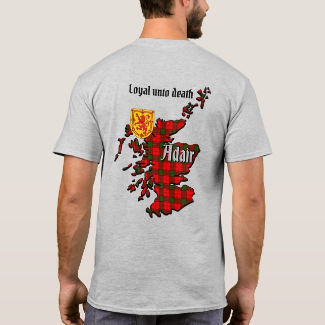 Adair Clan  T-Shirt (Back)