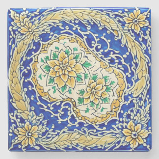 Adalusian traditional ceramic art no 2 stone coaster