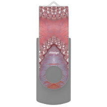 ADALYN ~ Abstract Pattern Pink White Grey ~ Flash