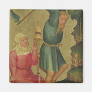 Adam and Eve at Work Magnet