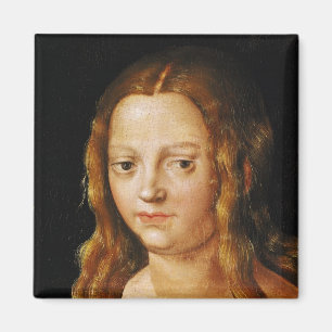 Adam and Eve, detail of Eve's head Magnet