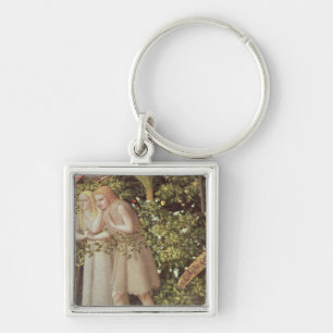 Adam and Eve Expelled from Paradise Key Ring