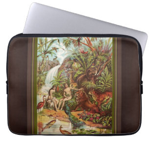 Adam And Eve In The Garden Laptop Sleeve