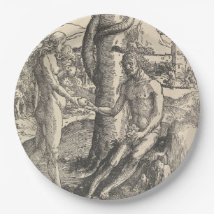 Adam and Eve: The Fall of Man (Lucas van Leyden) Paper Plate