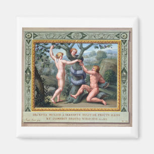 Adam and Eve with the Serpent, illustration from t Magnet