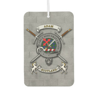 Adam Clan Badge & Swords Car Air Freshener