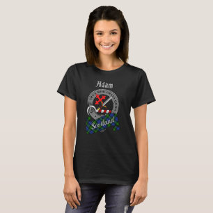 Adam Clan Badge & Tartan Women's T-Shirt