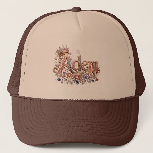 Adam Crown Embroidered Dad Hat (Front)