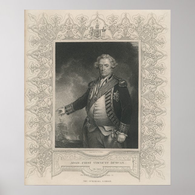 Adam Duncan, 1st Viscount Duncan of Camperdown Poster (Front)