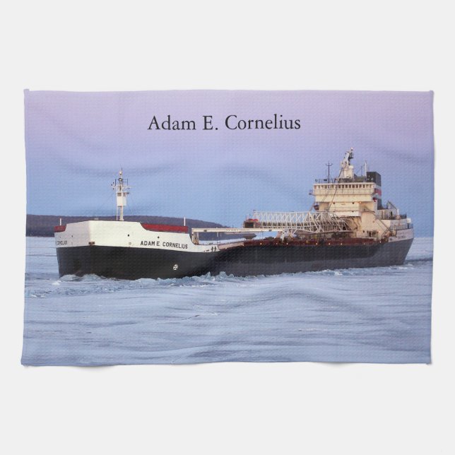 Adam E. Cornelius kitchen towel (Horizontal)