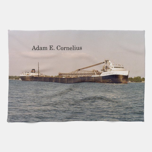 Adam E. Cornelius kitchen towel (Horizontal)