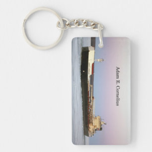 Adam E. Cornelius rectangle acrylic key chain