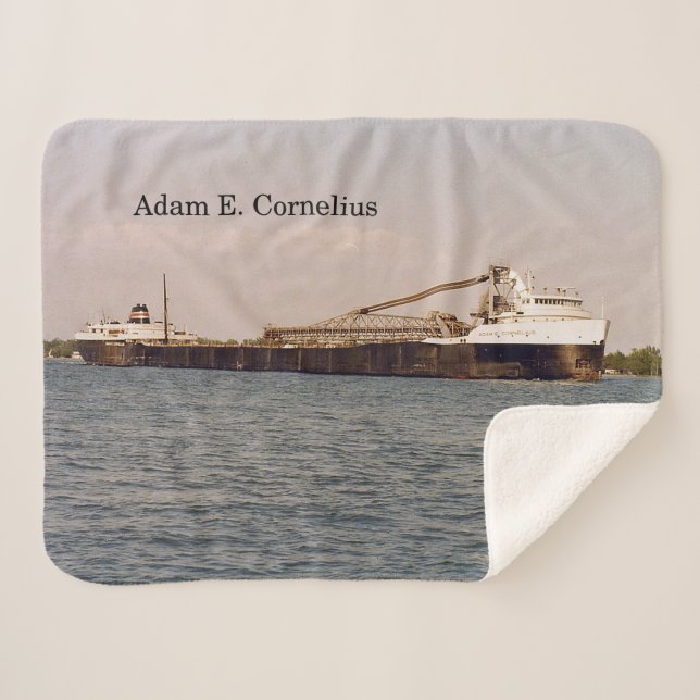 Adam E. Cornelius sherpa blanket (Front (Horizontal))