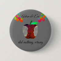 Adam & Eve - Apple pin/