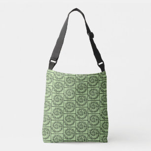 ADAM & EVE FOLK ART GARDEN OF EDEN CROSS BODY BAG
