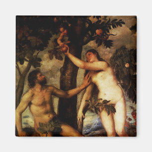 Adam & Eve - The Fall of Man Magnet