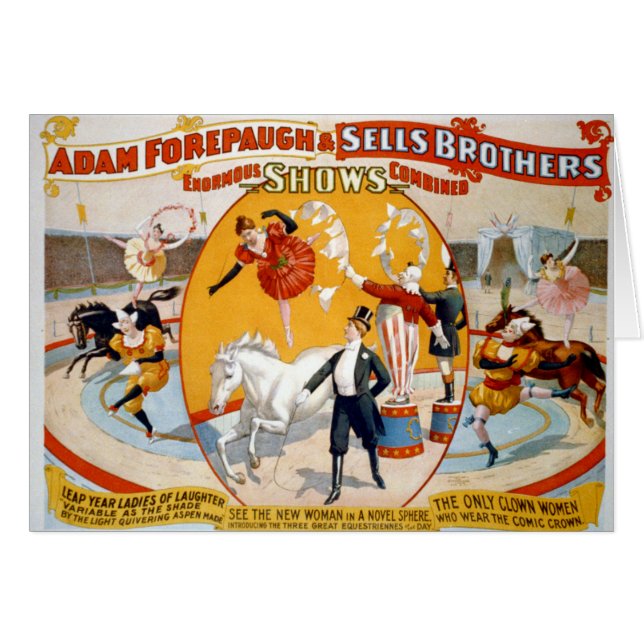 Adam Forepaugh & Sells Brothers (Front Horizontal)