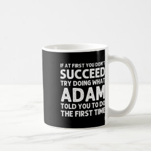 Adam Gift Name Personalised Birthday Funny Christm Coffee Mug