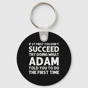 Adam Gift Name Personalised Birthday Funny Christm Key Ring