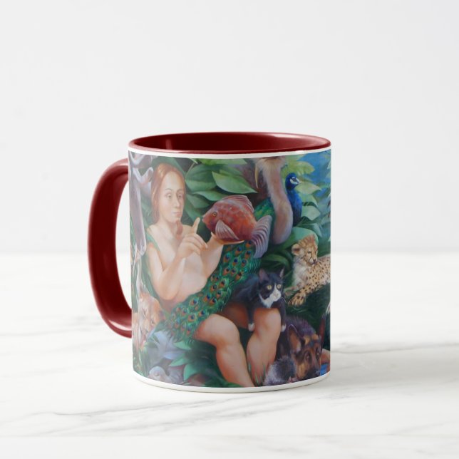 Adam Naming the Animals Mug (Front Left)