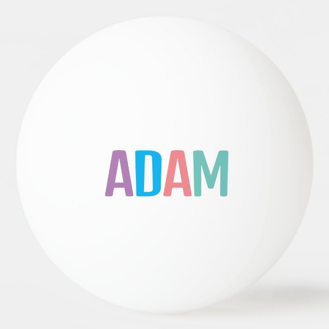 Adam Ping Pong Ball (Front)