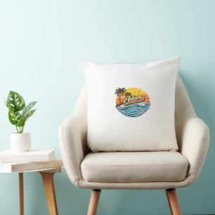 Adam Retro Sunset Name Design Cushion