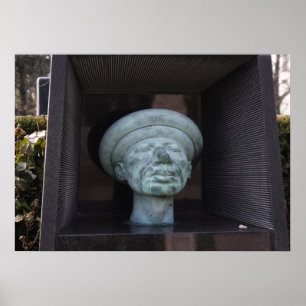 Adam - Sculpture On Rudolf Hausner's Grave Poster
