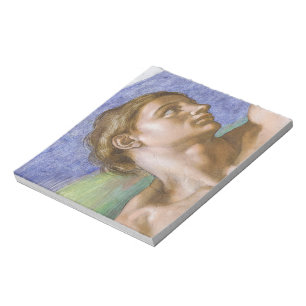 Adam, Sistine Chapel by Michelangelo Notepad