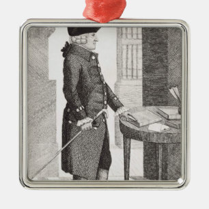 Adam Smith Metal Ornament